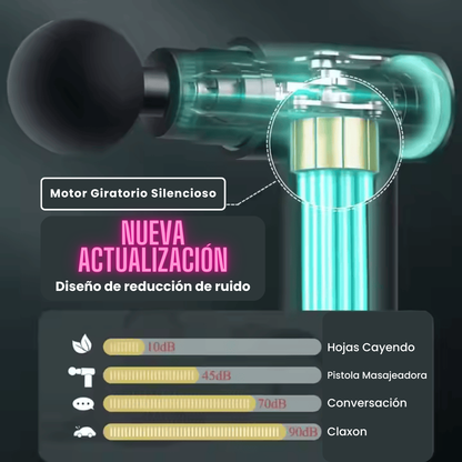 Pistola de Masaje con Percusion Portatil